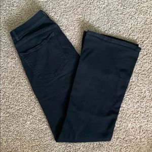 Express Black High Rise Slim Flare, 10 Regular